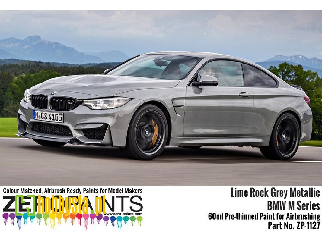 1127 Bmw Lime Rock Grey Metallic Paint - image 1