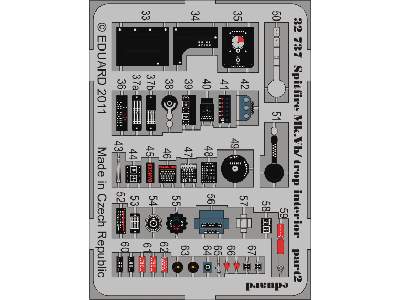 Spitfire Mk. Vb/  trop interior S. A. 1/32 - Hobby Boss - image 3