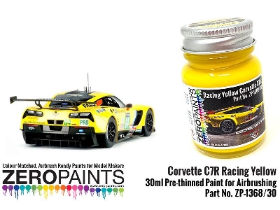 1368 Corvette C7r Racing Yellow - image 1