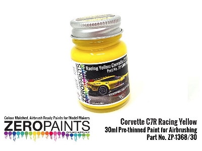 1368 Corvette C7r Racing Yellow - image 2