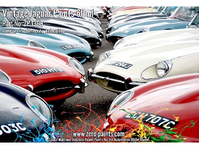 1398-cream Vintage Jaguar Paints (E Type Etc.) - Cream White - image 3
