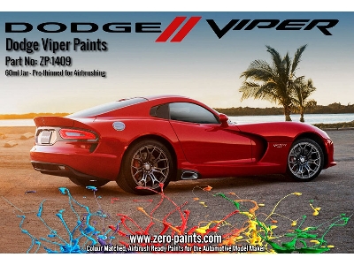 1409-vidid Dodge Viper Paints - Vidid Red - image 1