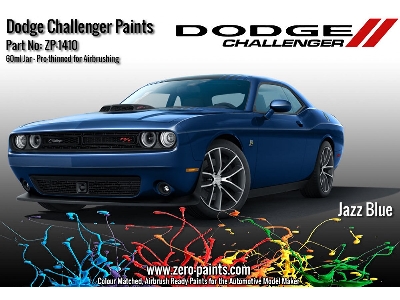 1410-jazz Dodge Challenger Paints - Jazz Blue - image 1