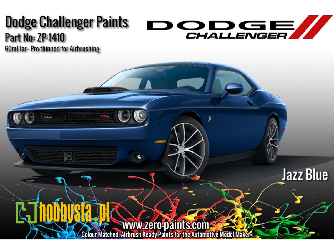 1410-jazz Dodge Challenger Paints - Jazz Blue - image 1