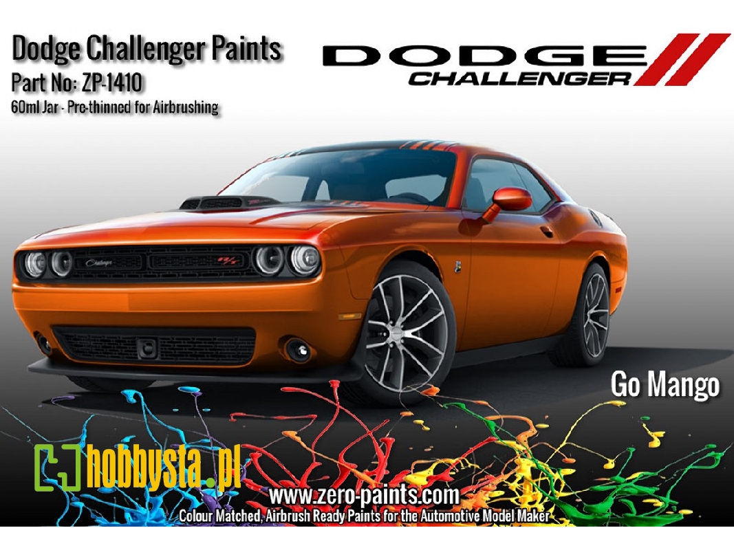 1410-mango Dodge Challenger Paints - Go Mango - image 1