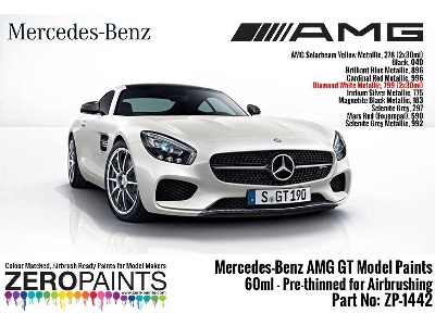 1442 Mercedes Amg Gt Diamond White Matt - image 1