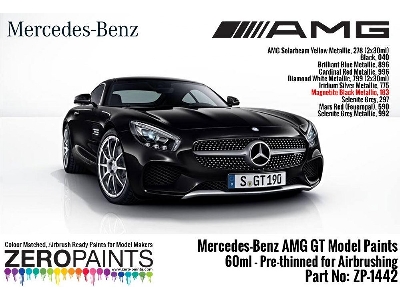 1442 Mercedes Amg Gt Magnette Black Matt - image 1