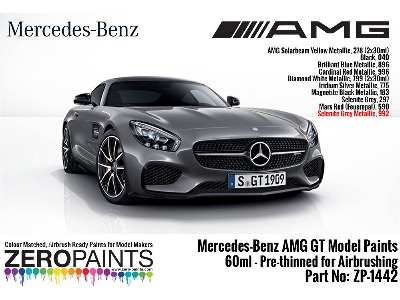 1442-selenitem Mercedes Amg Gt - Selenite Grey Metallic (992) - image 1