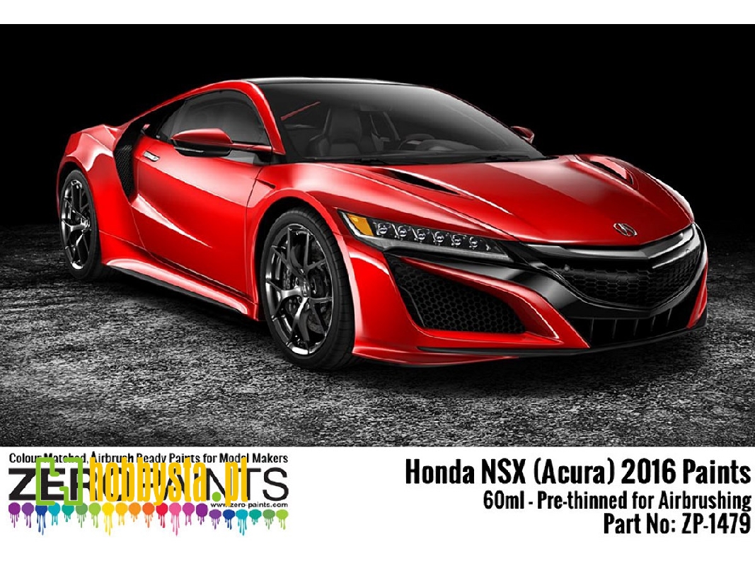 1479-casino Honda Nsx (Acura) 2016 Paints - Casino White Pearl Satin Streak (Nh839p) - image 1