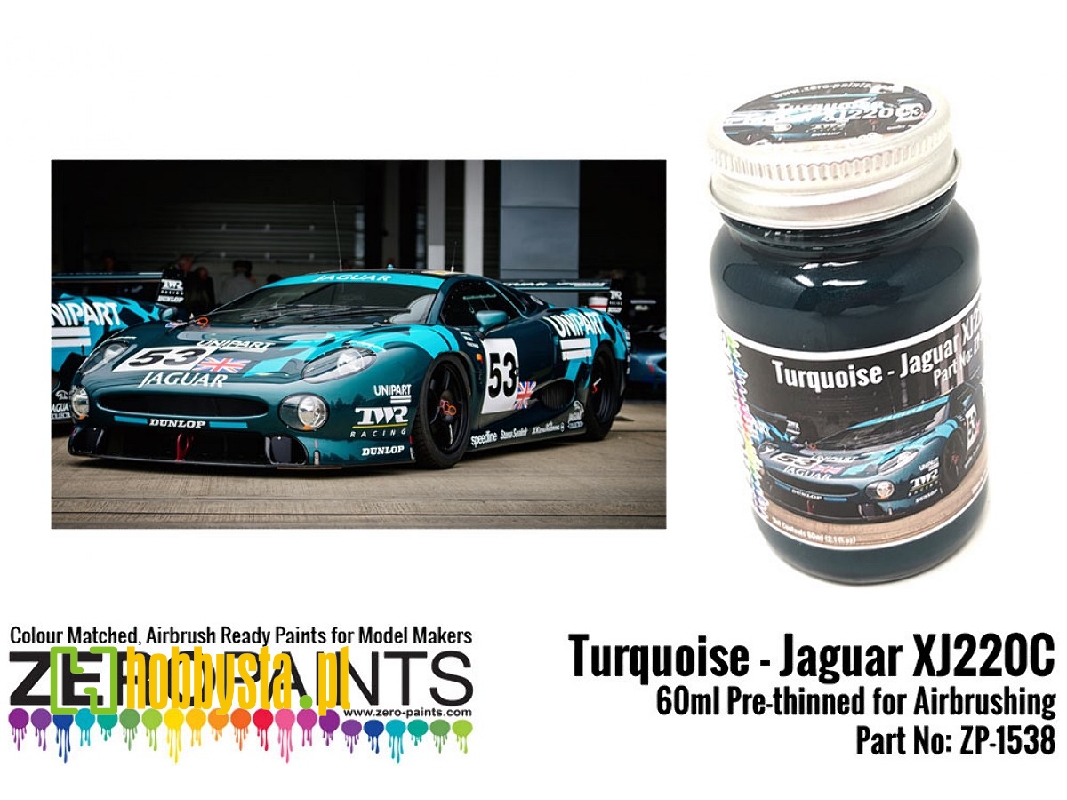1538 Jaguar Xj220c Turquoise - image 1