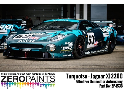 1538 Jaguar Xj220c Turquoise - image 3