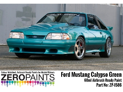 1586-calypso Us Ford Paints - Mustang Calypso Green (Pl-6600) - image 1