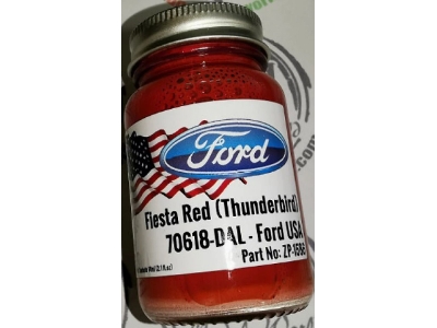 1586-fiesta Us Ford Paints - Fiesta Red (Thunderbird) (70618-dal) - image 1