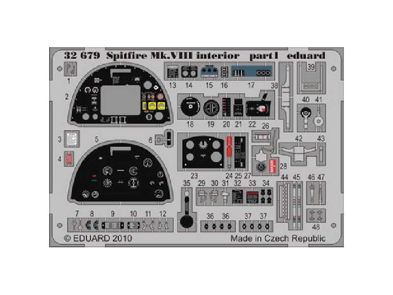 Spitfire Mk. VIII interior S. A. 1/32 - Tamiya - image 1