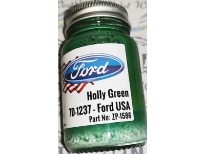 1586-holly Us Ford Paints - Holly Green (7d-1237) - image 1