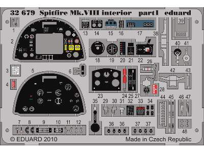 Spitfire Mk. VIII interior S. A. 1/32 - Tamiya - image 2