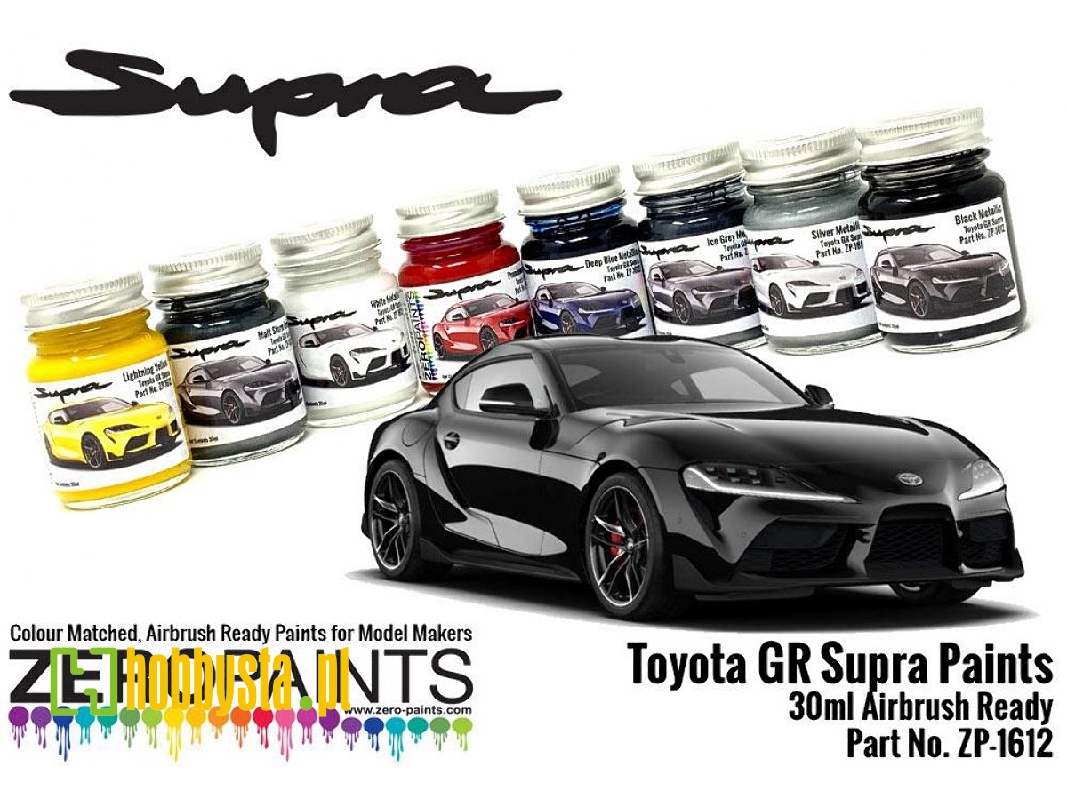 1612 Toyota Gr Supra Black Metallic - image 1