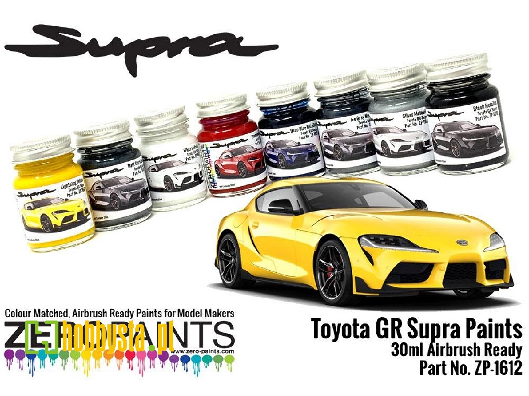 1612 Toyota Gr Supra Lightning Yellow Matt - image 1