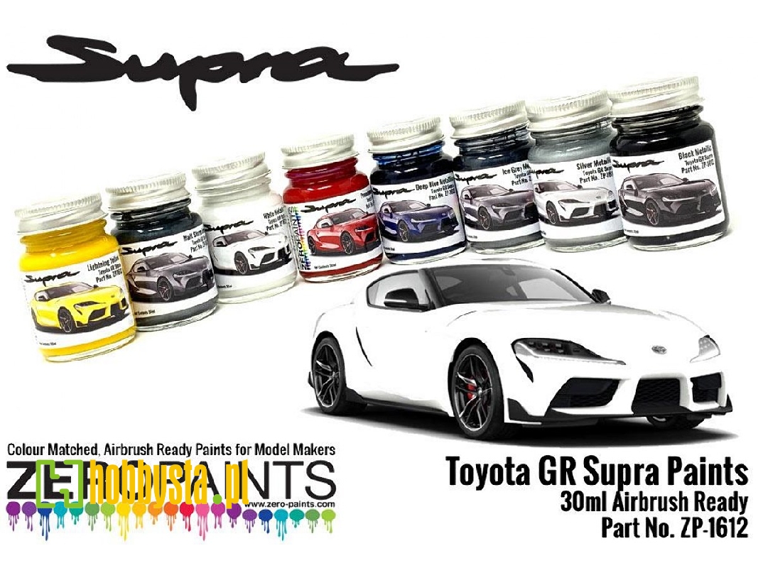 1612 Toyota Gr Supra White Metallic - image 1