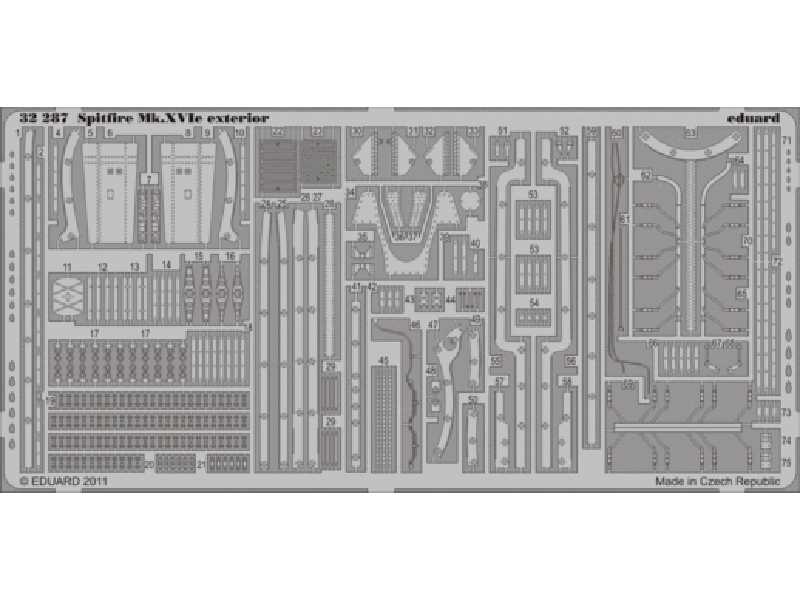 Spitfire Mk. XVIe exterior 1/32 - Tamiya - image 1