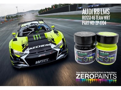 1704 Rossi 46 Team Wrt Audi R8 Lms Paint Set - image 1