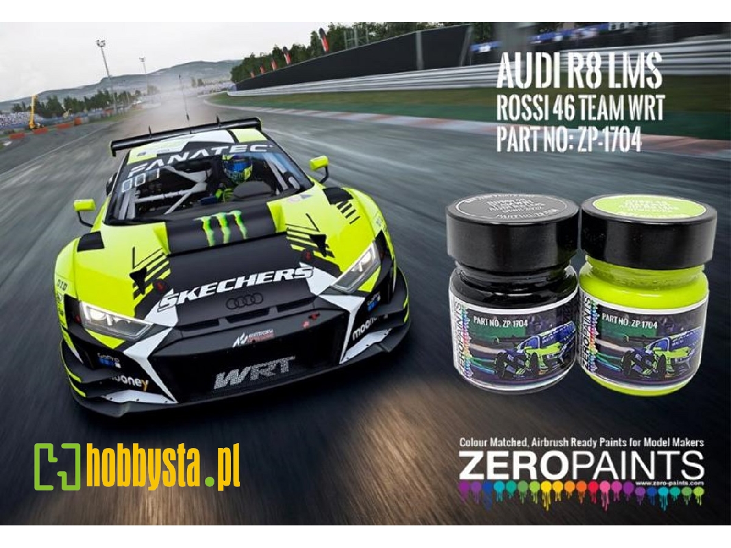 1704 Rossi 46 Team Wrt Audi R8 Lms Paint Set - image 1