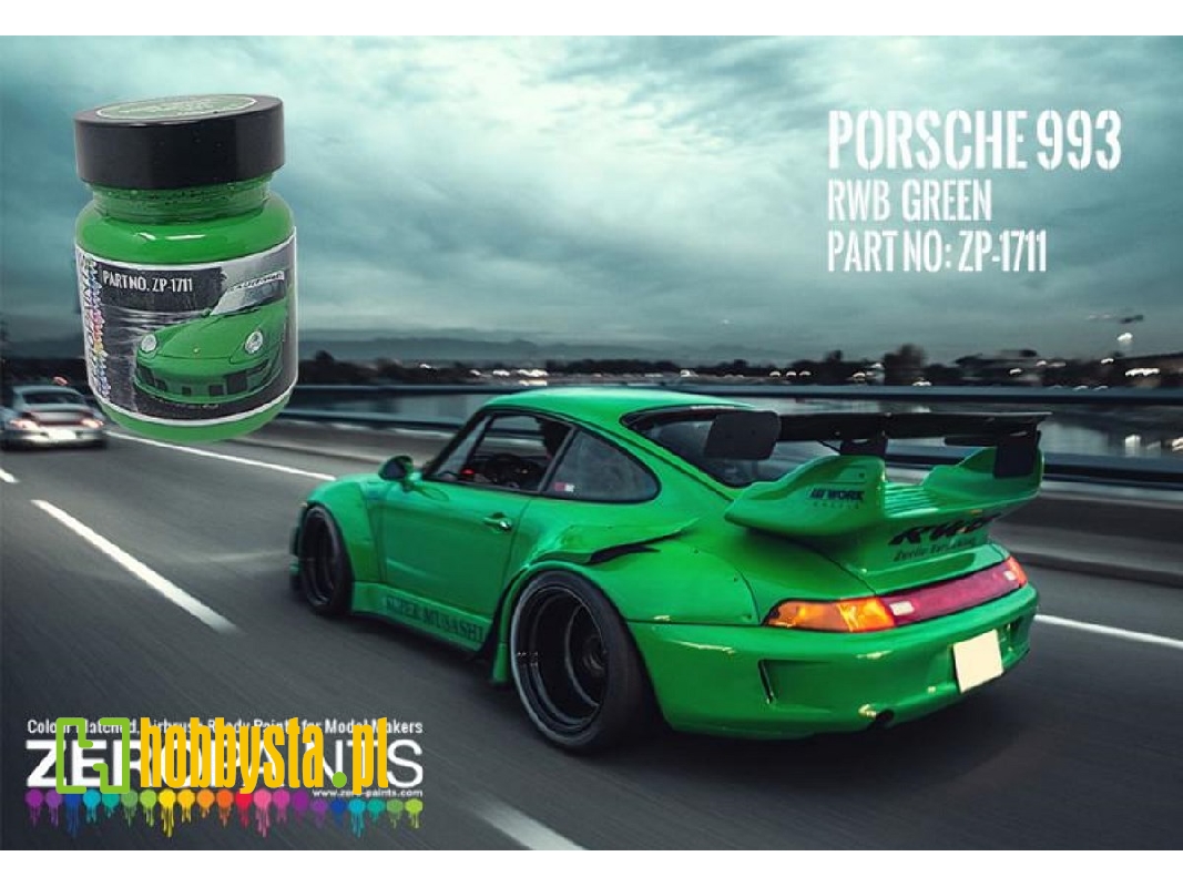 1711 Rbw Green Porsche 993 - image 1