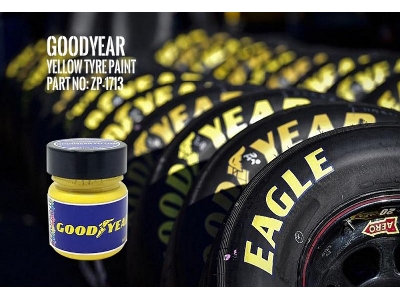1713 Goodyear Yellow Tyre Paint - image 1