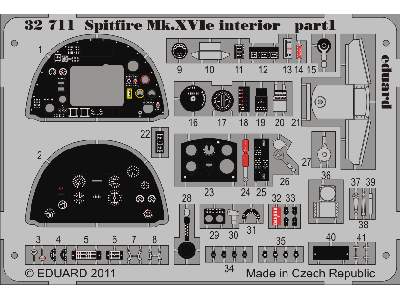 Spitfire Mk. XVIe interior S. A. 1/32 - Tamiya - image 2