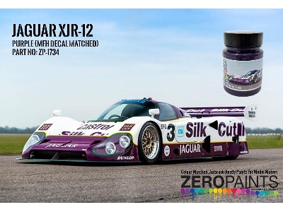 Zero Paints 1734 Jaguar Xjr-12 Purple Paintl - image 1