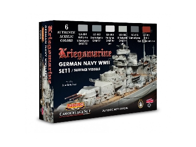 Cs09 - German Wwii Kriegsmarine Camouflage Set #1 - image 1