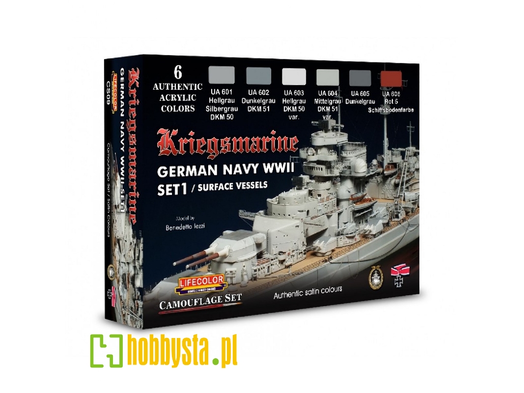 Cs09 - German Wwii Kriegsmarine Camouflage Set #1 - image 1