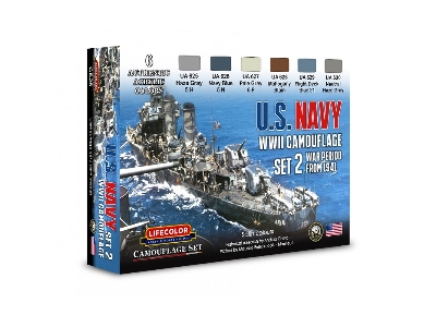 Cs25 - Us Navy Wwii Camouflage Set 2 - War Period From 1941 - image 1