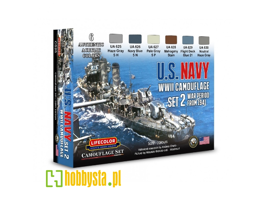 Cs25 - Us Navy Wwii Camouflage Set 2 - War Period From 1941 - image 1