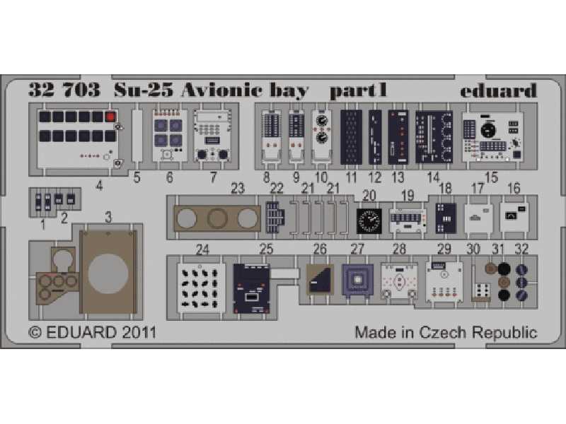 Su-25 avionics 1/32 - Trumpeter - image 1