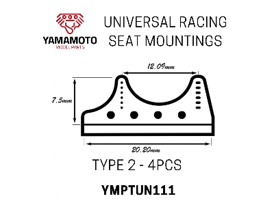 Universal Racing Seat Mountings - Type 2 (4pcs) - image 2