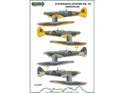 Spitfire Floatplane Masks Fot Trumpeter Model - image 1