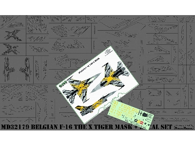 Belgian F-16 The X Tiger (Decals And Masks Set) - image 2