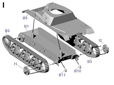 French Hotchkiss H35 light command tank with a 37 mm SA38 gun - image 2