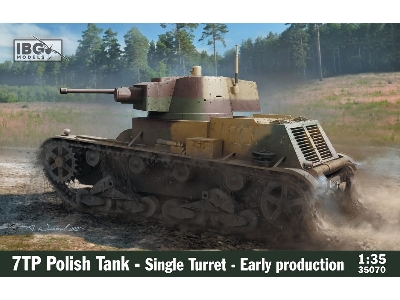 7TP Polish Tank Single Turret - Early Production - image 1