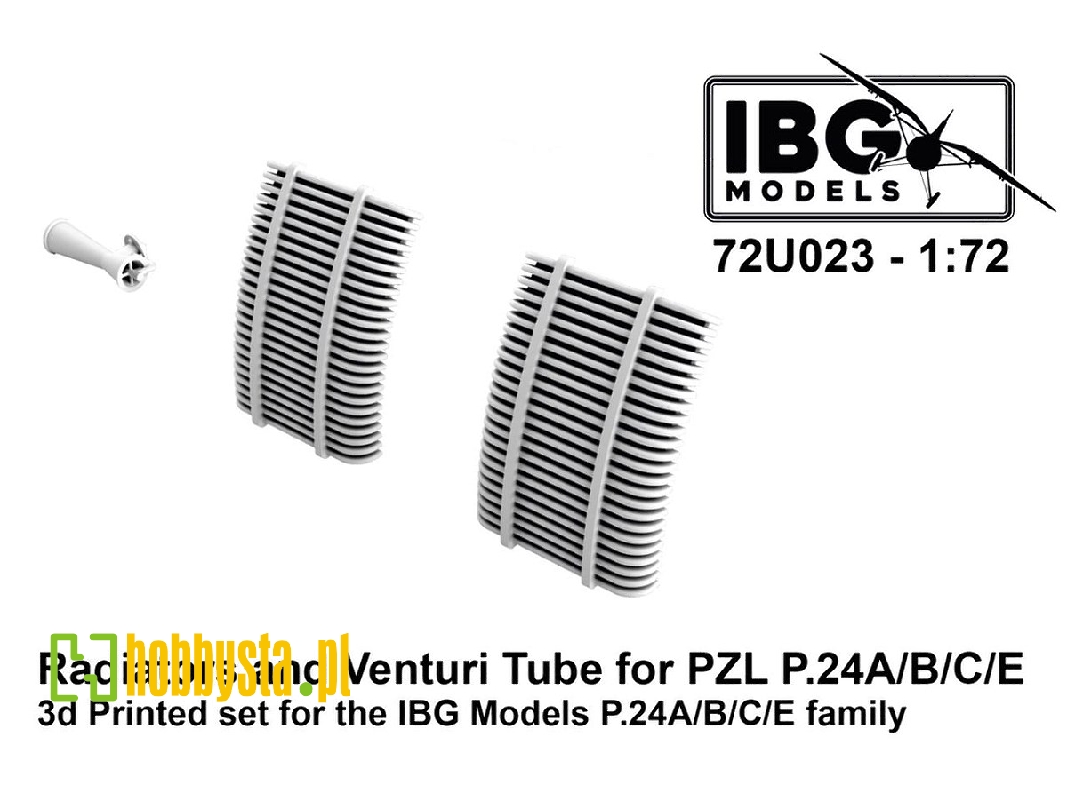 Radiators and Venturi Tube for PZL P.24A/B/C/E - image 1