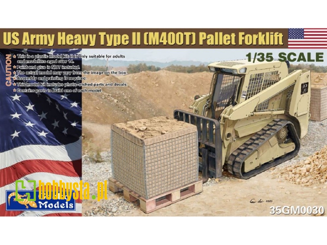 Us Army Heavy Type Ii (M400t) Pallet Forklift - image 1