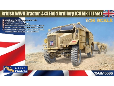 British Wwii Tractor, 4x4 Field Artillery (Morris C8 Mk. Ii Late) - image 1