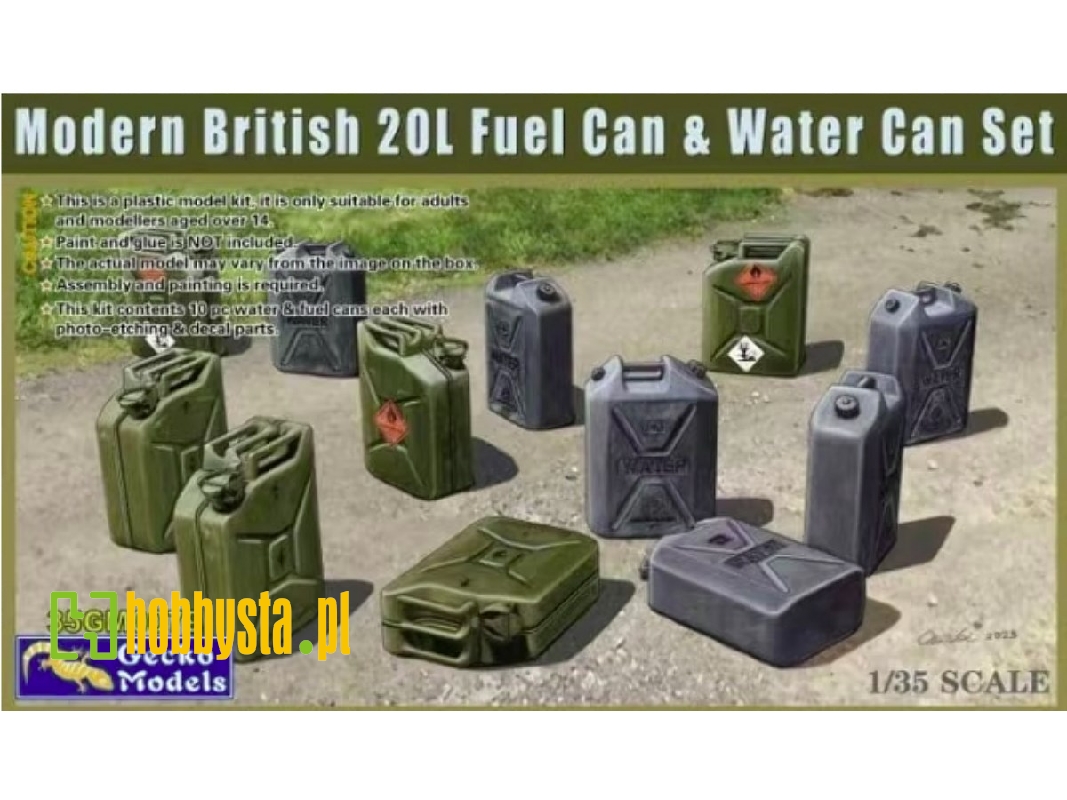 Modern British 20l Fuel Can And Water Can Set - image 1