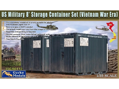 Us Military 8's Storage Container Set (Vietnam War Era) - image 1