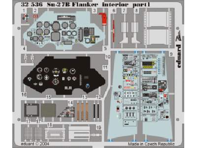 Su-27 Flanker B interior 1/32 - Trumpeter - image 1