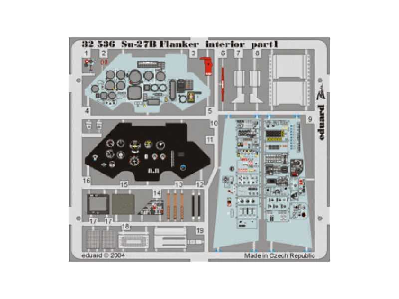 Su-27 Flanker B interior 1/32 - Trumpeter - image 1