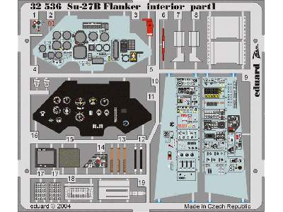 Su-27 Flanker B interior 1/32 - Trumpeter - image 2