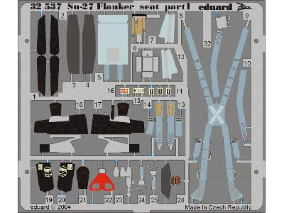 Su-27 Flanker seat 1/32 - Trumpeter - image 2