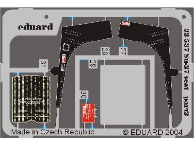 Su-27 Flanker seat 1/32 - Trumpeter - image 3